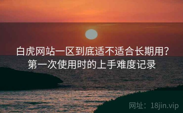 白虎网站一区到底适不适合长期用？第一次使用时的上手难度记录