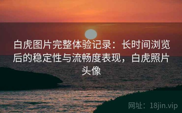 白虎图片完整体验记录：长时间浏览后的稳定性与流畅度表现，白虎照片头像