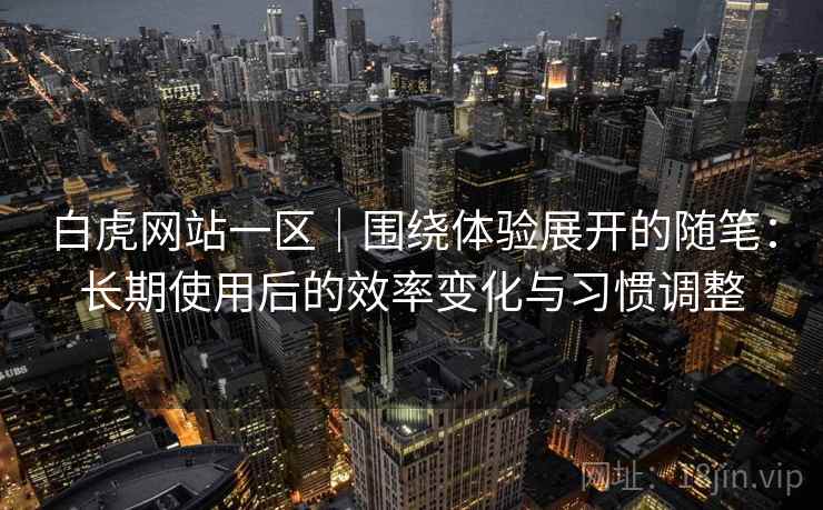 白虎网站一区｜围绕体验展开的随笔：长期使用后的效率变化与习惯调整