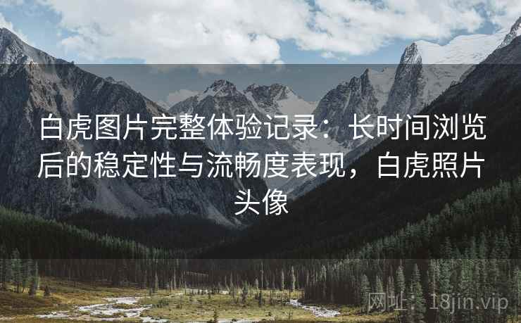 白虎图片完整体验记录：长时间浏览后的稳定性与流畅度表现，白虎照片头像